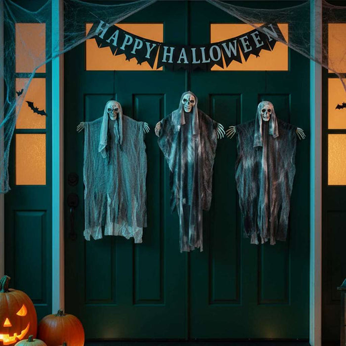 Fantoma de Halloween Suspendată 3 pcs Negru 66 x 110 cm - WALTI WALTI
