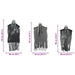 Fantoma de Halloween Suspendată 3 pcs Negru 66 x 110 cm - WALTI WALTI