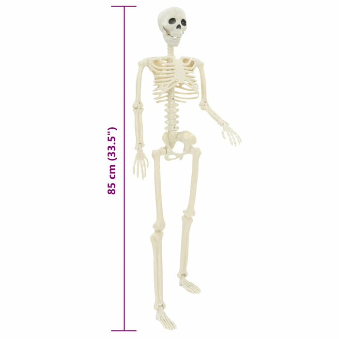 Schelet de Halloween Manual Ajustabil 2 pcs Alb 85 cm PVC - WALTI WALTI