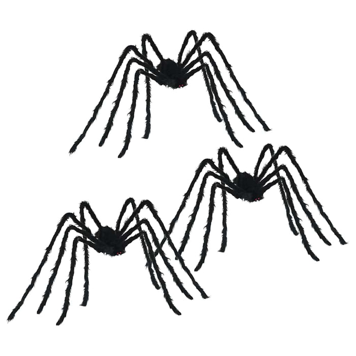 Decorațiune Păianjen de Halloween Manual 3 pcs Negru 200 cm - WALTI WALTI