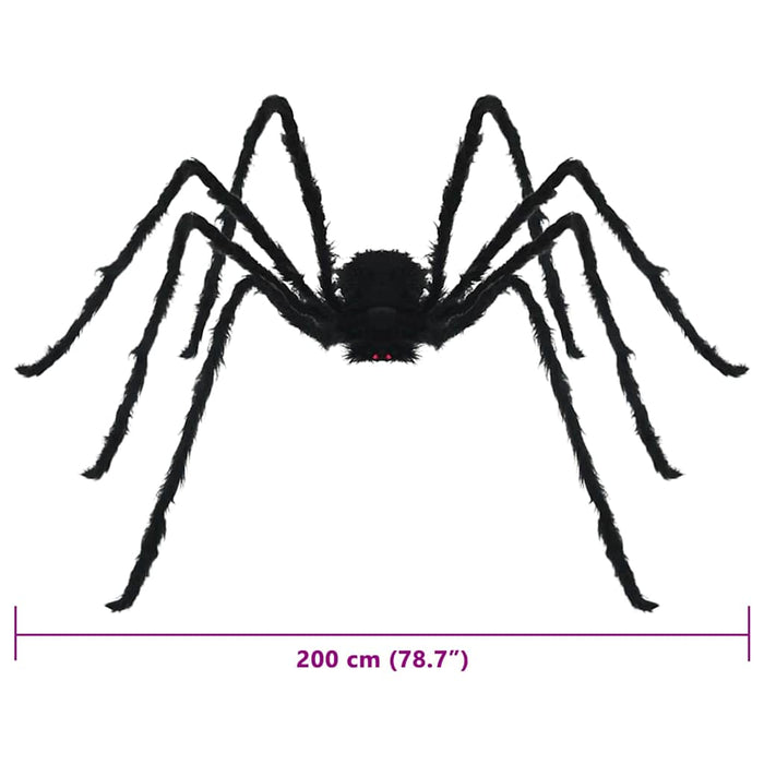 Decorațiune Păianjen de Halloween Manual 3 pcs Negru 200 cm - WALTI WALTI