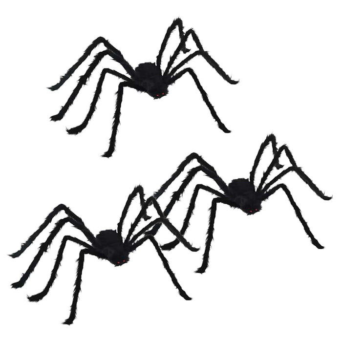 Decorațiune Păianjen de Halloween Manual 3 pcs Negru 150 cm - WALTI WALTI