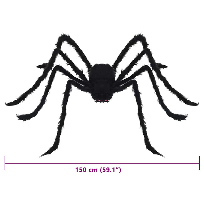 Decorațiune Păianjen de Halloween Manual 3 pcs Negru 150 cm - WALTI WALTI