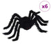 Decorațiune Păianjen de Halloween Manual 6 pcs Negru 75 cm - WALTI WALTI