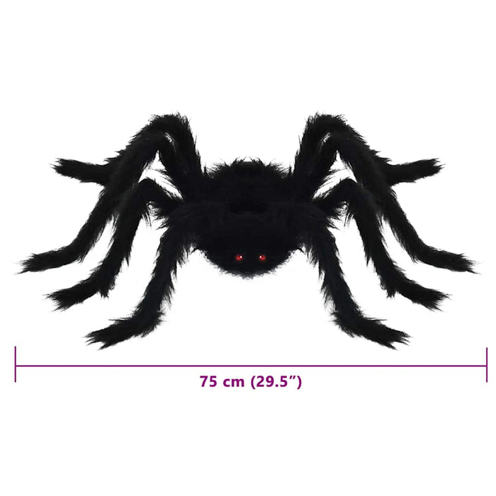 Decorațiune Păianjen de Halloween Manual 6 pcs Negru 75 cm - WALTI WALTI
