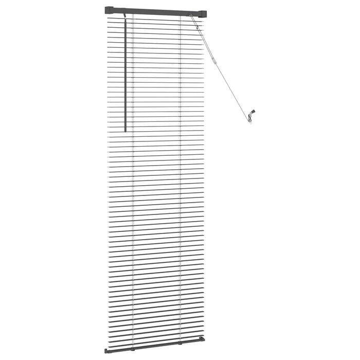Jaluzea venetiană Manual Ajustabil Gri argintie 150 x 40 cm PVC - WALTI WALTI