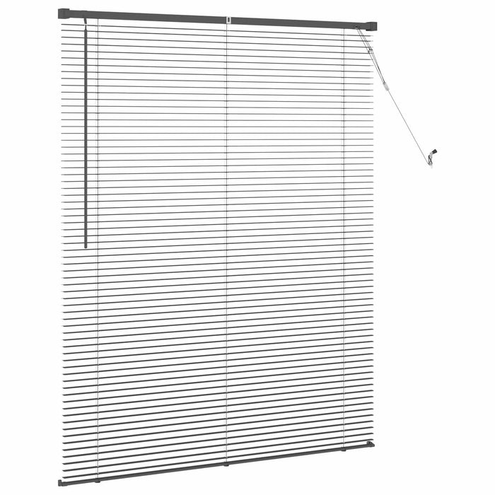 Jaluzea venetiană Manual Gri argintie 150 x 110 cm PVC - WALTI WALTI