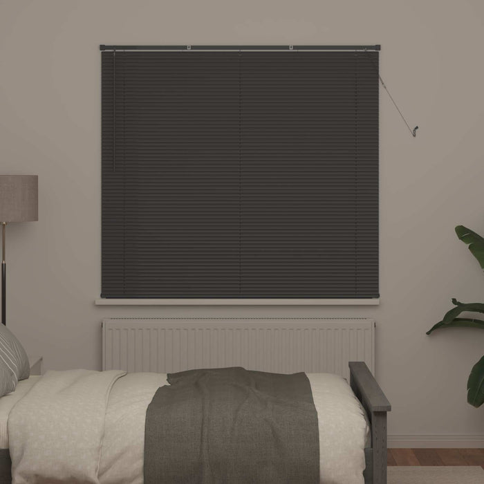 Jaluzea venetiană Manual Gri argintie 150 x 130 cm PVC - WALTI WALTI