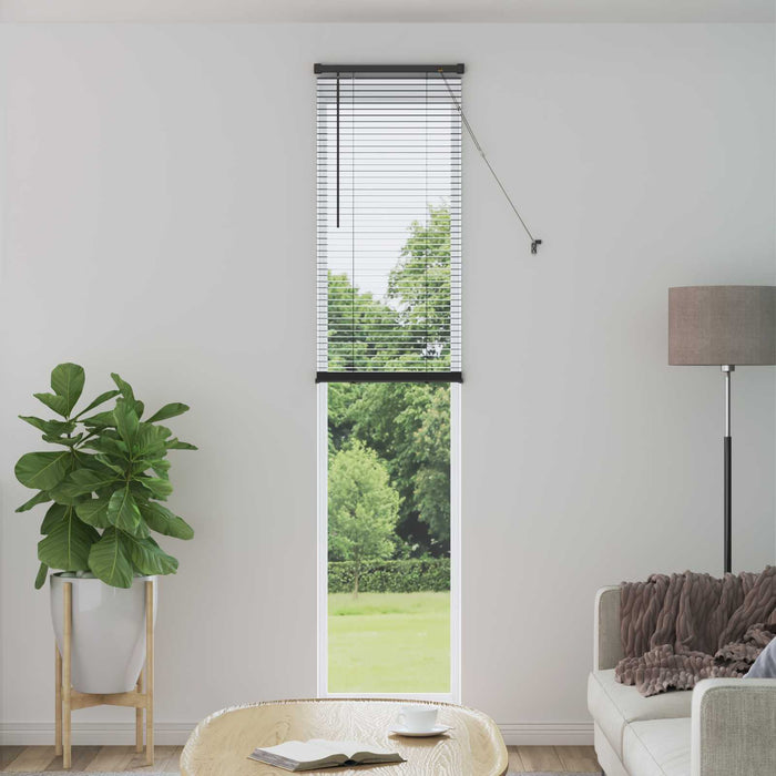 Jaluzea venetiană Manual Ajustabil Gri argintie 213 x 60 cm PVC - WALTI WALTI