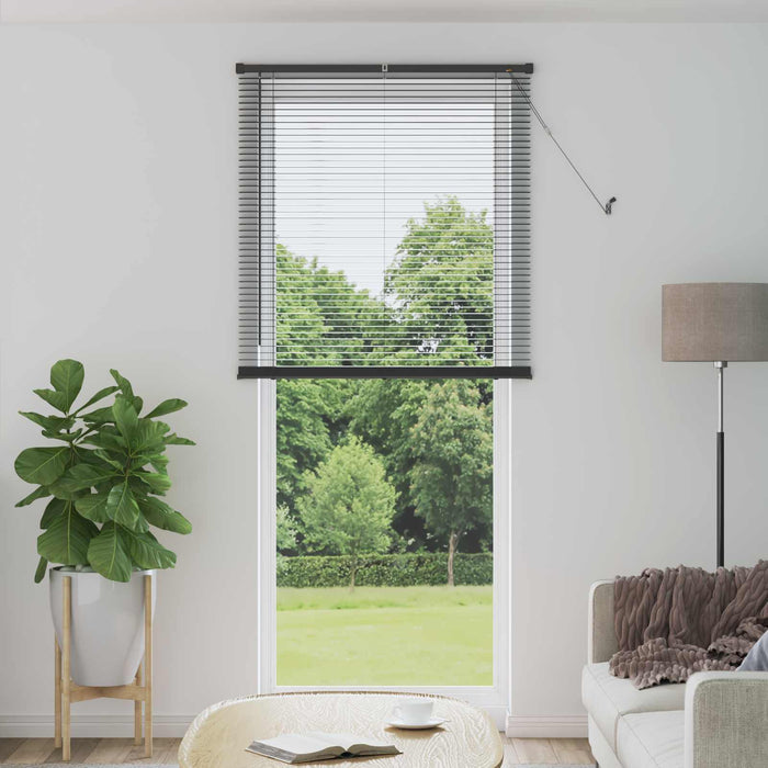 Jaluzea venetiană Manual Ajustabil Gri argintie 213 x 80 cm PVC - WALTI WALTI