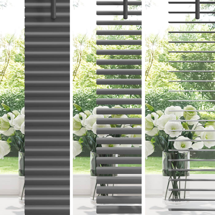 Jaluzea venetiană Manual Ajustabil Gri argintie 213 x 80 cm PVC - WALTI WALTI