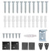 Jaluzea venetiană Manual Gri argintie 213 x 120 cm PVC - WALTI WALTI
