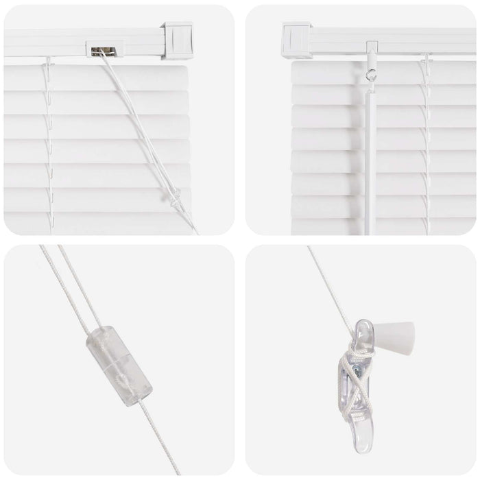 Jaluzea venetiană Manual Ajustabil Alb 150 x 60 cm PVC - WALTI WALTI
