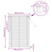 Jaluzea venetiană Manual Ajustabil Alb 150 x 100 cm PVC - WALTI WALTI