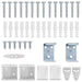 Jaluzea venetiană Manual Ajustabil Alb 150 x 160 cm PVC - WALTI WALTI