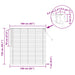 Jaluzea venetiană Manual Ajustabil Alb 150 x 160 cm PVC - WALTI WALTI