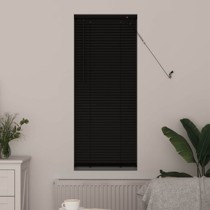 Jaluzea venetiană Manual Ajustabil Negru 150 x 50 cm PVC - WALTI WALTI