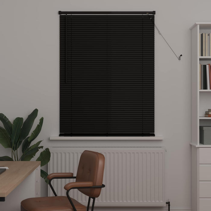 Jaluzea venetiană Manual Ajustabil Negru 150 x 80 cm PVC - WALTI WALTI