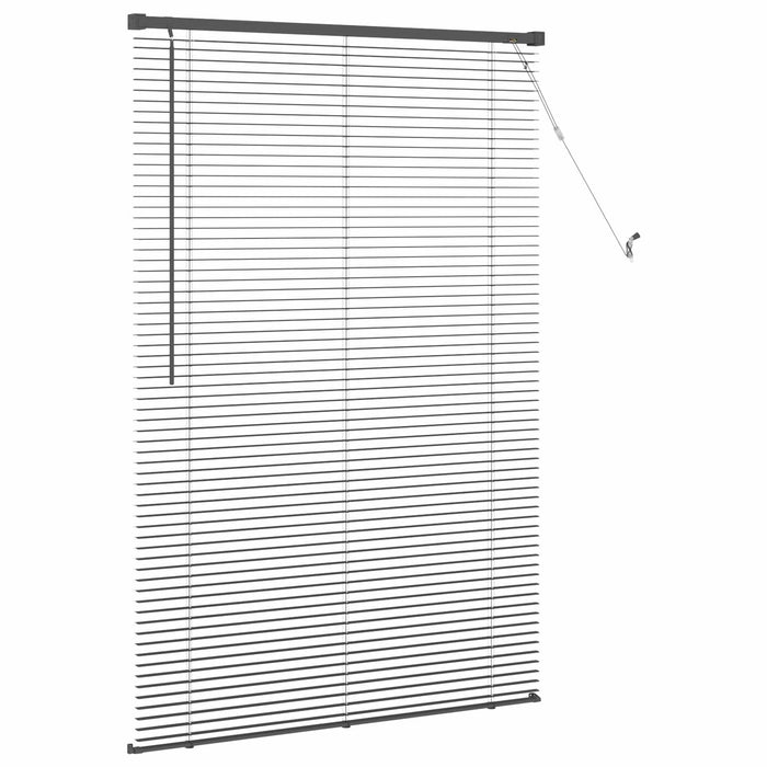 Jaluzea venetiană Manual Ajustabil Negru 150 x 80 cm PVC - WALTI WALTI
