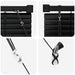 Jaluzea venetiană Manual Ajustabil Negru 150 x 90 cm PVC - WALTI WALTI