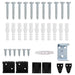 Jaluzea venetiană Manual Ajustabil Negru 150 x 110 cm PVC - WALTI WALTI