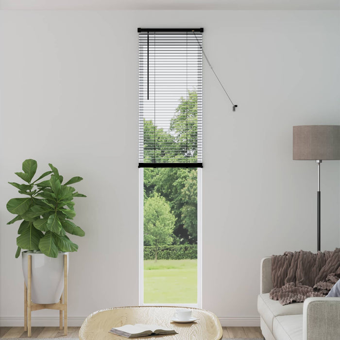 Jaluzea venetiană Manual Ajustabil Negru 213 x 40 cm PVC - WALTI WALTI