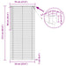 Jaluzea venetiană Manual Ajustabil Negru 213 x 70 cm PVC - WALTI WALTI