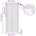 Jaluzea venetiană Manual Ajustabil Negru 213 x 80 cm PVC - WALTI WALTI