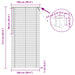 Jaluzea venetiană Manual Ajustabil Negru 213 x 100 cm PVC - WALTI WALTI