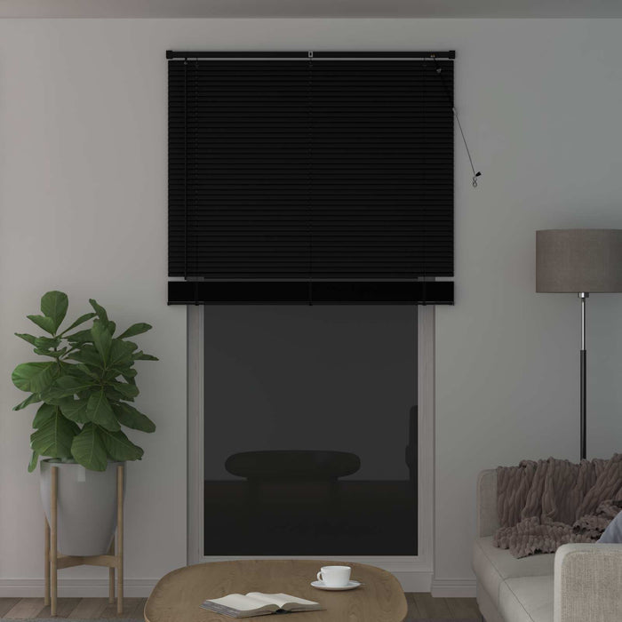 Jaluzea venetiană Manual Ajustabil Negru 213 x 110 cm PVC - WALTI WALTI