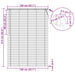 Jaluzea venetiană Manual Ajustabil Negru 213 x 140 cm PVC - WALTI WALTI