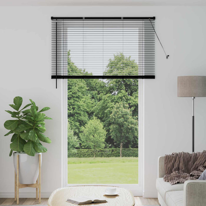 Jaluzea venetiană Manual Ajustabil Negru 213 x 160 cm PVC - WALTI WALTI