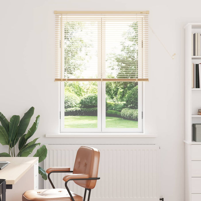 Jaluzea venetiană Manual Maro Deschis cu Model 150 x 90 cm PVC - WALTI WALTI