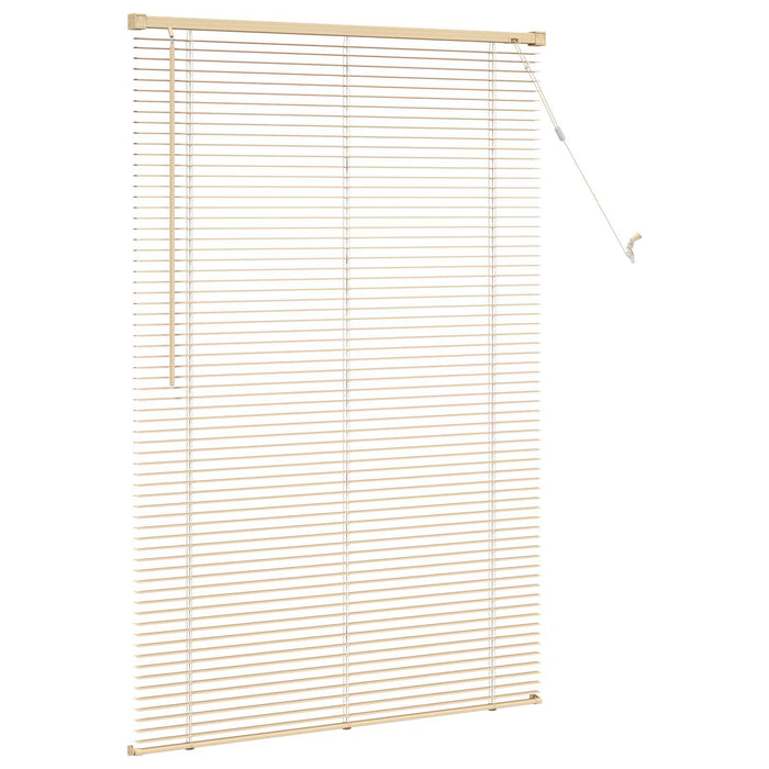 Jaluzea venetiană Manual Maro Deschis cu Model 150 x 90 cm PVC - WALTI WALTI