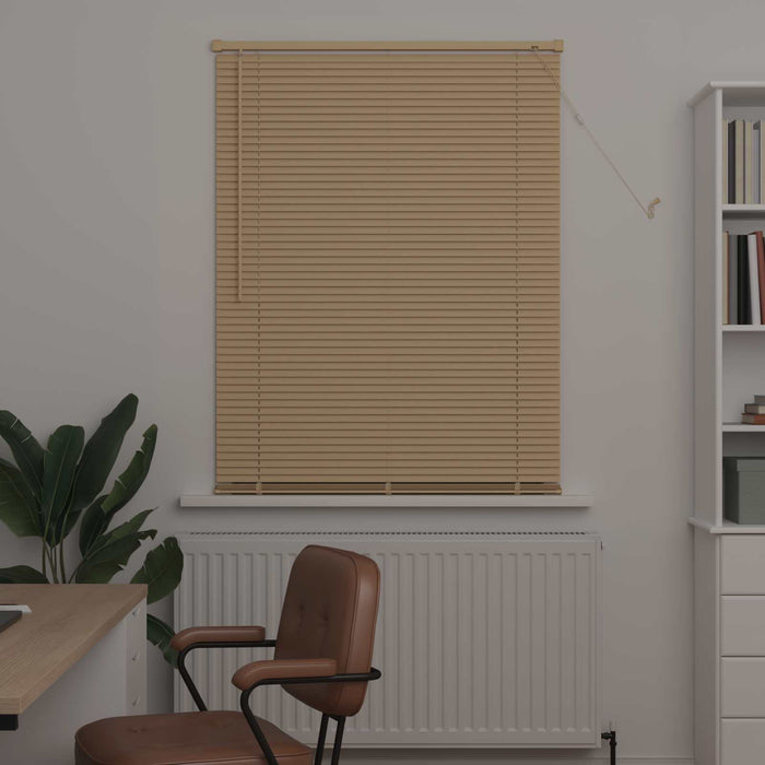 Jaluzea venetiană Manual Maro Deschis cu Model 150 x 100 cm PVC - WALTI WALTI