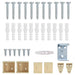 Jaluzea venetiană Manual Maro Deschis cu Model 150 x 110 cm PVC - WALTI WALTI