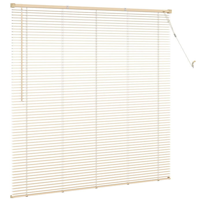 Jaluzea venetiană Manual Maro Deschis cu Model 150 x 140 cm PVC - WALTI WALTI