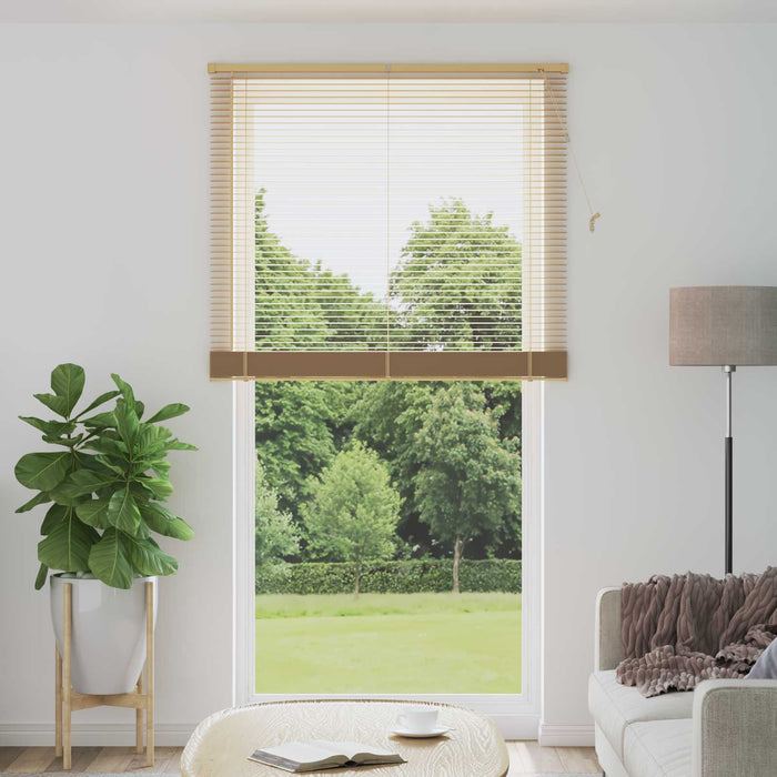 Jaluzea venetiană Manual Maro Deschis cu Model 213 x 120 cm PVC - WALTI WALTI