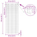 Jaluzea venetiană Maro Întunecat cu Model 150 x 60 cm PVC - WALTI WALTI