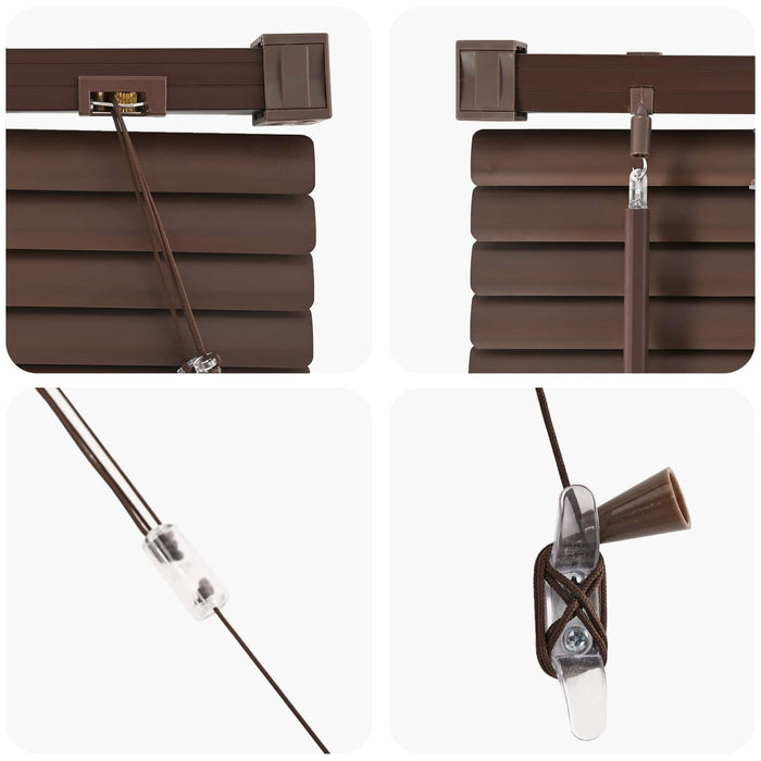 Jaluzea venetiană Maro Întunecat cu Model 150 x 80 cm PVC - WALTI WALTI