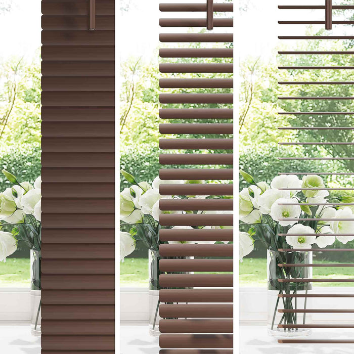 Jaluzea venetiană Maro Întunecat cu Model 213 x 160 cm PVC - WALTI WALTI