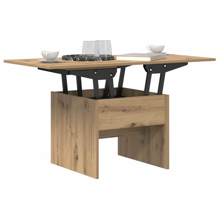 Masă de cafea Stejar Artizanal 55 x 54,5 x 45 cm Lemn prelucrat WALTI