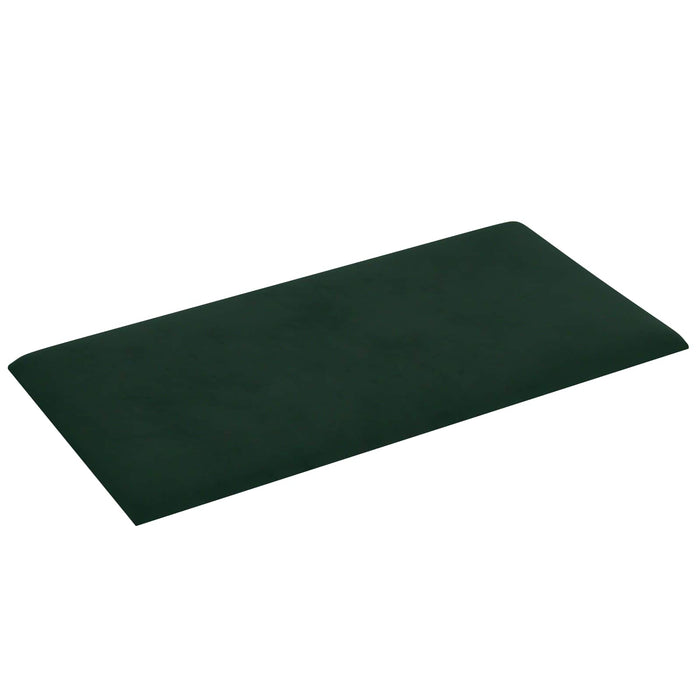 Tăblie de Pat pentru Perete 12 pcs Verde închis Catifea - WALTI WALTI