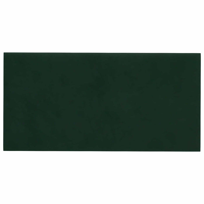 Tăblie de Pat pentru Perete 12 pcs Verde închis Catifea - WALTI WALTI
