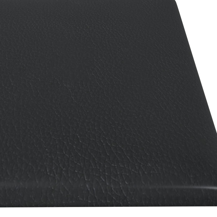 Tăblie de Pat pentru Perete 12 pcs Negru 60 x 15 cm țesătură - WALTI WALTI