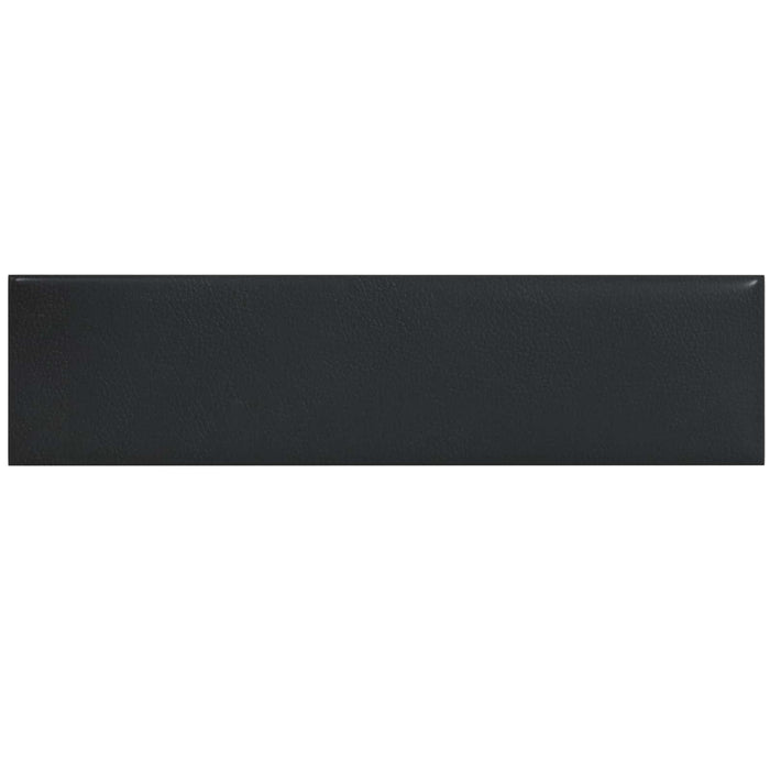 Tăblie de Pat pentru Perete 12 pcs Negru 60 x 15 cm țesătură - WALTI WALTI