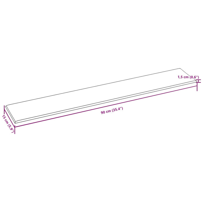 Tăblie de Pat pentru Perete 12 pcs Gri deschis 90 x 15 cm - WALTI WALTI