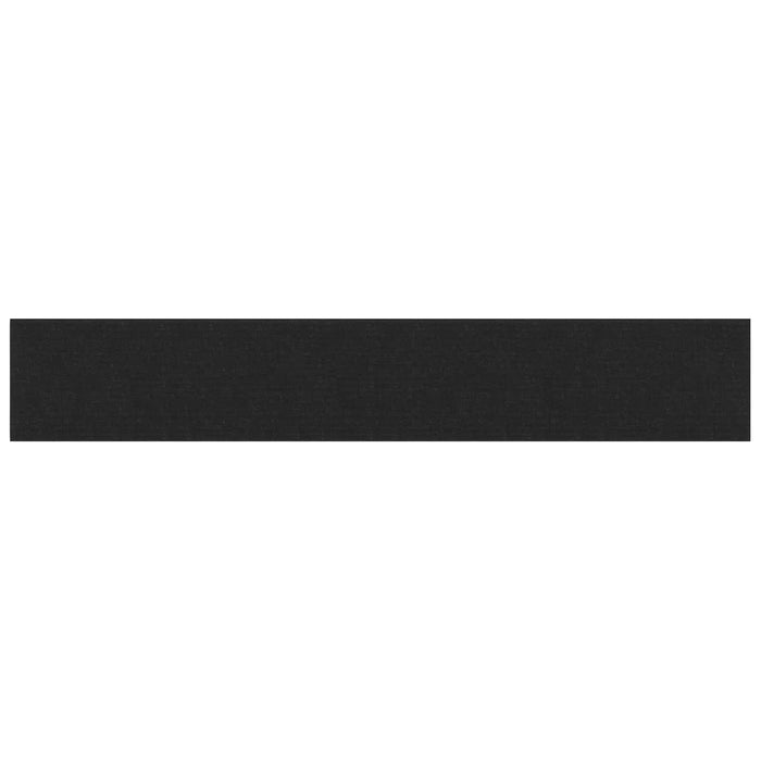 Tăblie de Pat pentru Perete 12 pcs Negru 90 x 15 cm țesătură - WALTI WALTI