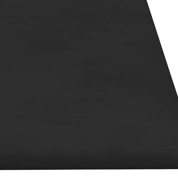 Tăblie de Pat pentru Perete 12 pcs Negru Catifea - WALTI WALTI