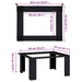 Suport pentru mașina de spălat Negru 64 x 55 x 32,5 cm Oțel - WALTI WALTI